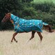 image 1 of Gallop Equestrian Dogs Print 200G Combo Turnout Rug Blue | 6ft 0