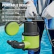 image 7 of Outsunny 400W Submersible Water Pump for Dirty or Clean Water, Electric Sump Pump with Float Switch, Drain Water from Garden Pond, Hot Tub, Ditches, Portable and Lightweight | Green