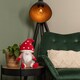 image 2 of 28cm Red and White Sitting Christmas Gonk with Mushroom Hat