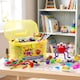 image 2 of The Magic Toy Shop 200 Piece Arts and Crafts Kit Yellow Carry Case Supplies Set