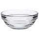image 1 of Duralex Lys Stacking Glass Cooking / Ingredients / Food Bowl - 7.5cm | Clear | Clear