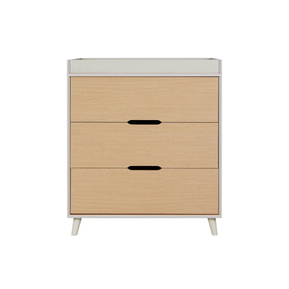 image 1 of Tutti Bambini Fika Chest Changer - Light Oak/White Sand