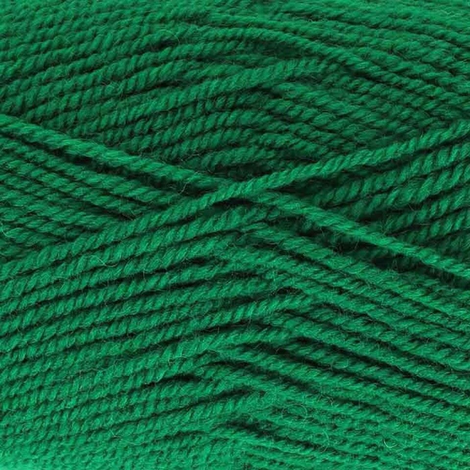 King Cole Green Fashion Aran 400 Yarn (Value Pack 3 x 400g Balls) For Crochet, Knitting - 725m per ball