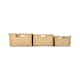 image 6 of wicker Large Kitchen Storage wicker Basket | Brown | Brown