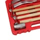 image 6 of 9pc Panel Beating Set Auto Body Dent Repair Kit Hickory Handle Hammers Dollies