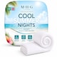 image 1 of Premium 1 Tog Summer Duvet Quilt - Lightweight Striped Microfibre, Breathable & Hypoallergenic