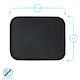 image 3 of Argon Tableware Rectangle Non-Slip Serving Tray - 35.5cm x 25cm - Black | Black | Black