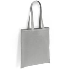 Brand Lab Cotton Long Handle 10L Tote Bag - Silver - One Size Silver