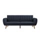 image 2 of Brittany Sofa Bed in Linen Navy Blue Blue | NAVY