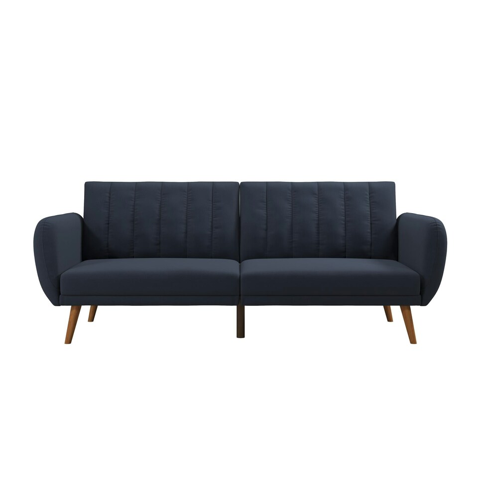 image 1 of Brittany Sofa Bed in Linen Navy Blue Blue | NAVY