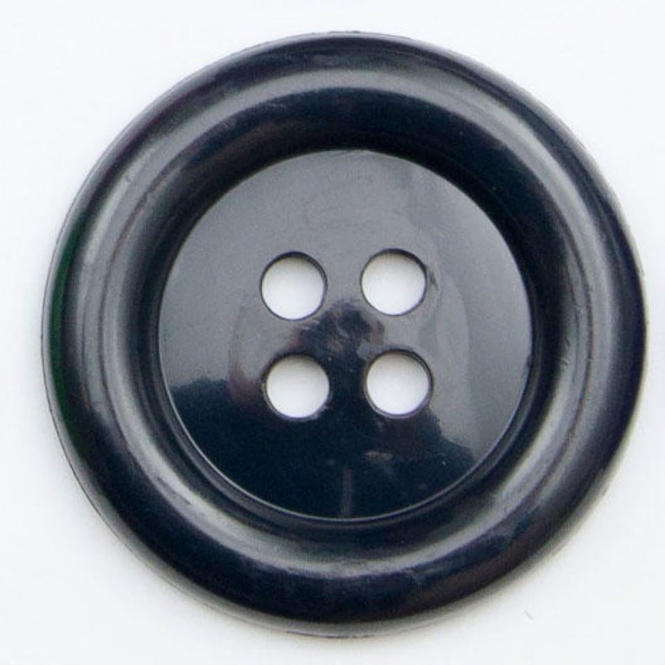 Minerva Navy Blue Extra Large Big Clown Buttons for Dressmaking - 51mm - per value pack of 50
