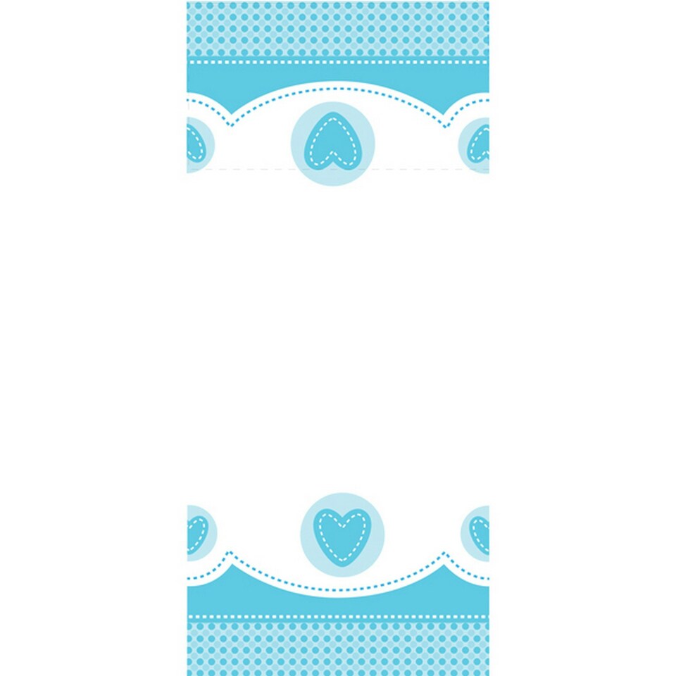 Creative Party Sweet Baby Elephant Tablecover - Blue - One Size