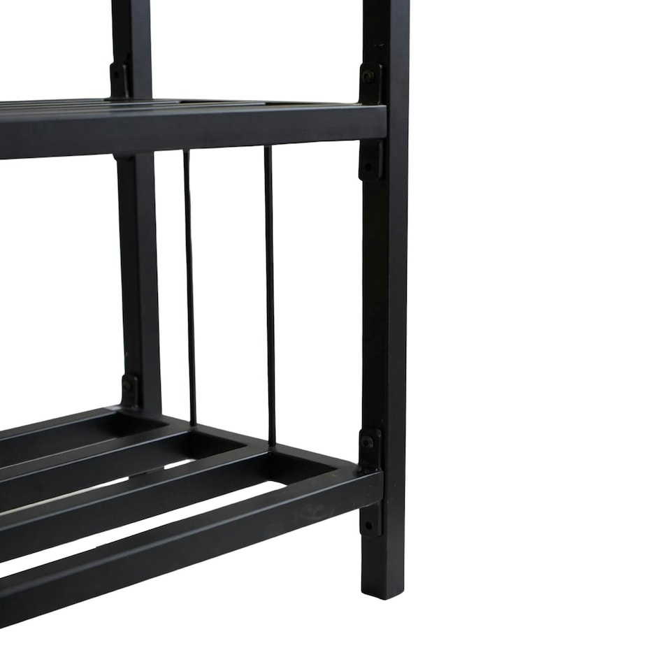 image 1 of Tall Square Shelved Log Storage | Multi