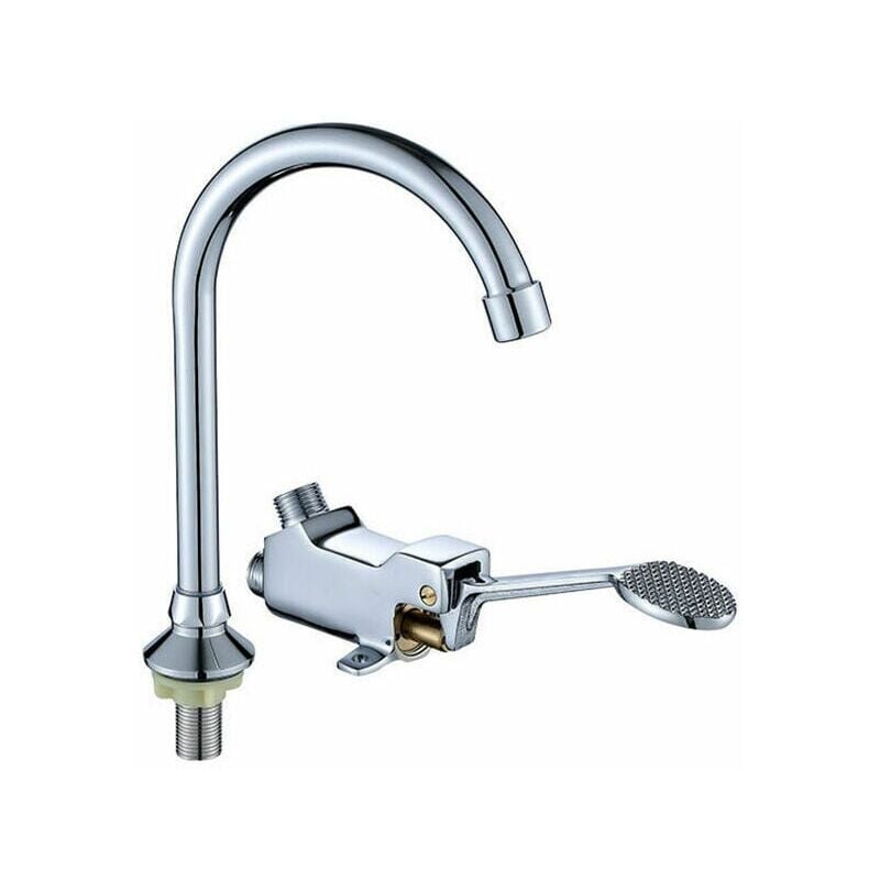 Foot operated faucet, kitchen sink faucet, bathroom faucet, lavatory faucet, foot operated faucetsink faucet