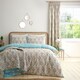 image 4 of D & D Edena Decorative Floral Pencil Pleat Curtains Natural