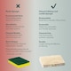 image 6 of Cooks Professional Eco Sponge Scourers | 100% Compostable and Biodegradable | 6 Pack