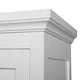 image 5 of Teamson Home Wooden Bathroom Corner Cabinet Standing White
