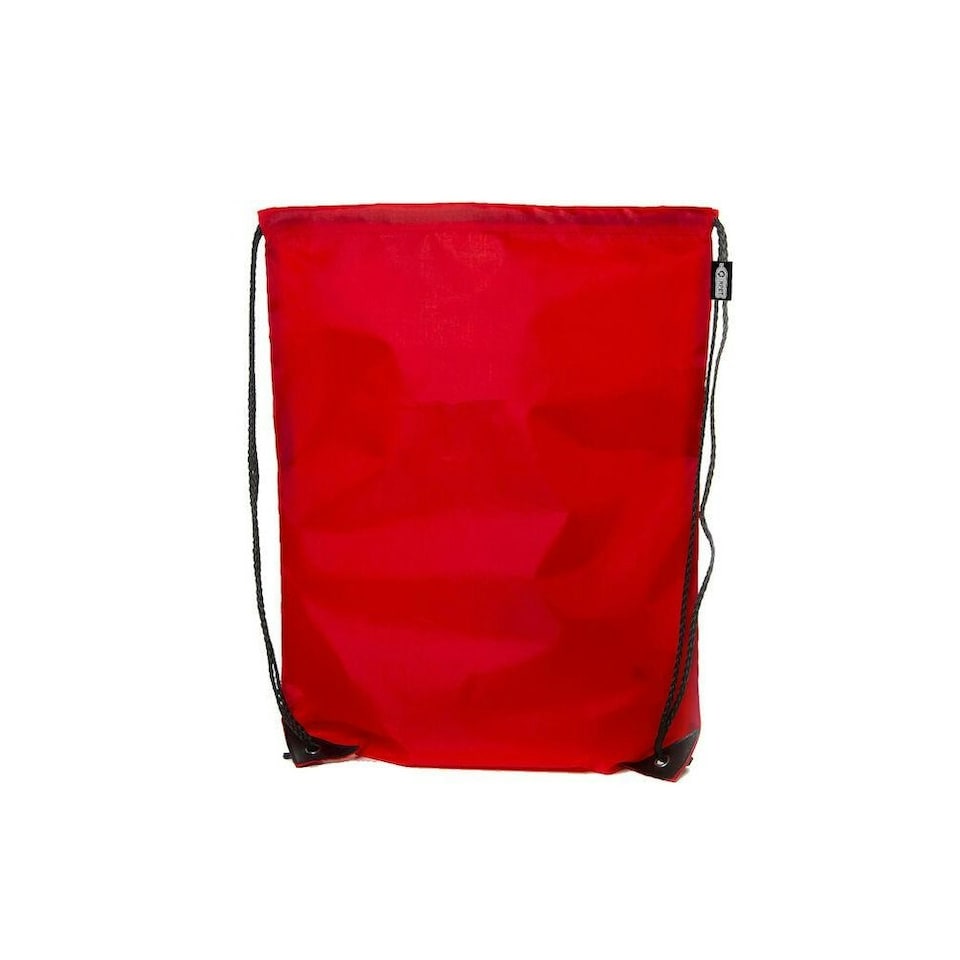 United Bag Store RPET Drawstring Bag - Red - One Size