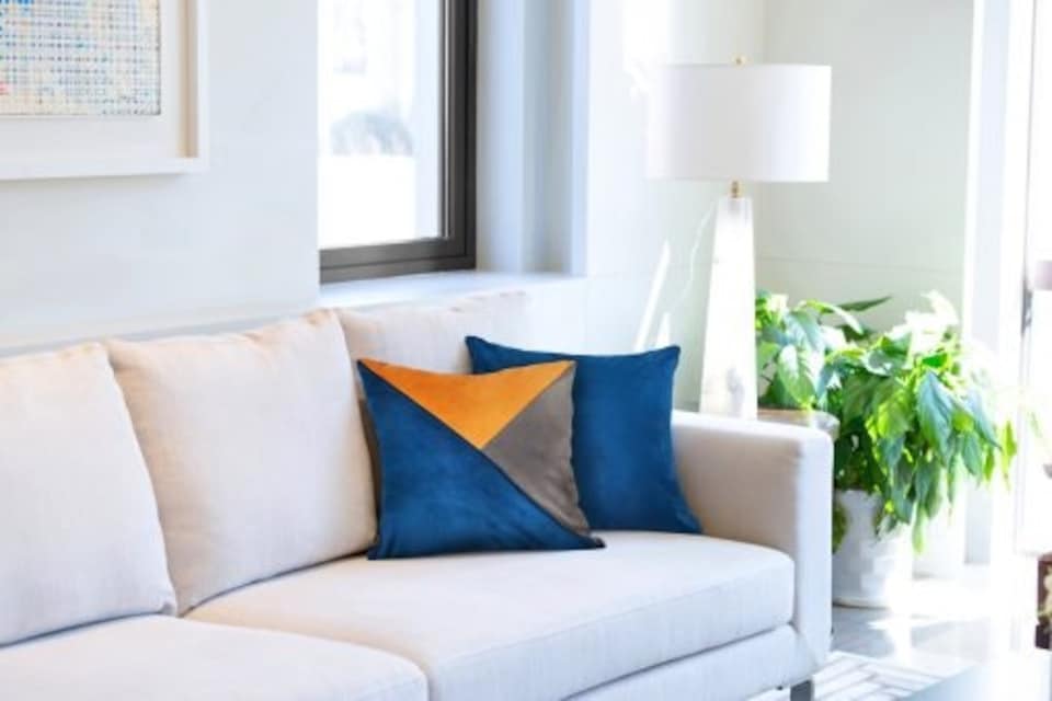 image 1 of Picasso Cushion Cover Blue | Blue | Blue