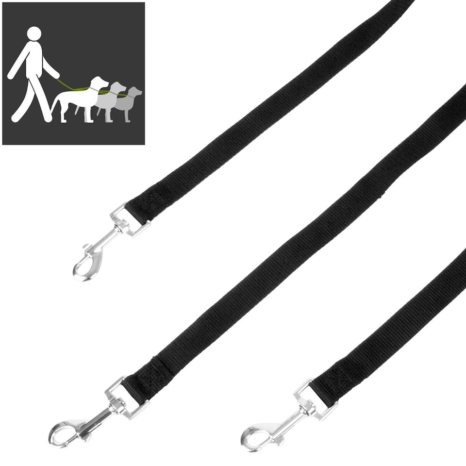 image 1 of Proudpet Dog Lead Triple Attachment