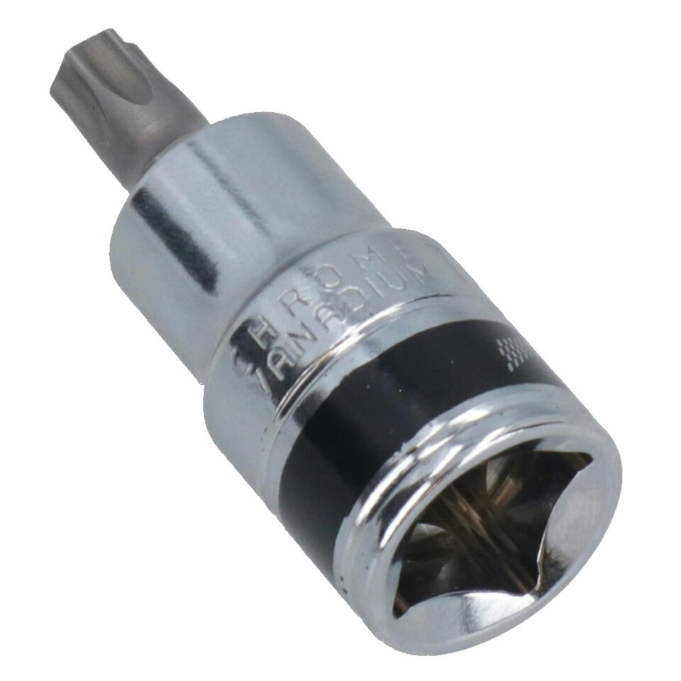 image 1 of T45 Torx / Star Male Bit Sockets 1/2" Drive 3pc 55mm Chrome Vanadium CRV