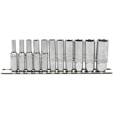 1/4"11Pc Imp. Deep Socket Rail - 16491