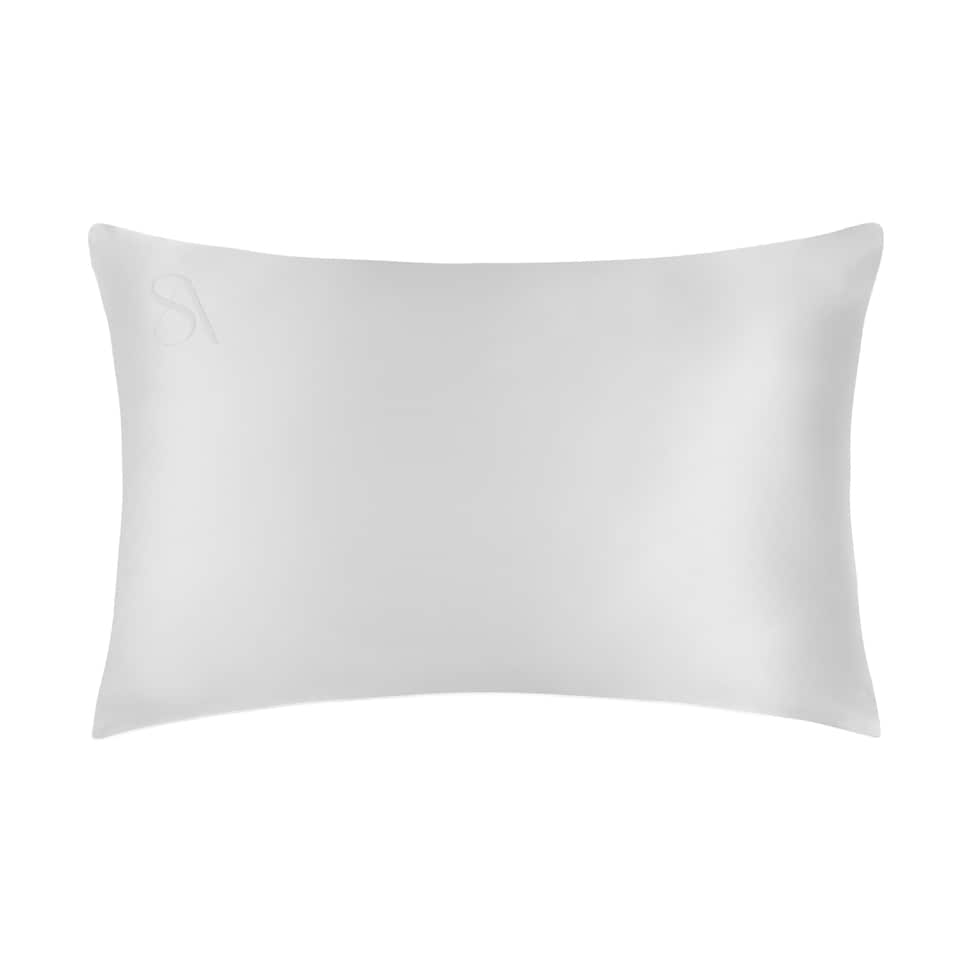 image 1 of Silk addict 100% Mulberry Silk Pillowcase Twinpack - Silver Silver