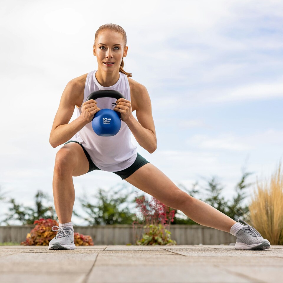 image 1 of Neoprene Kettlebell (10kg)