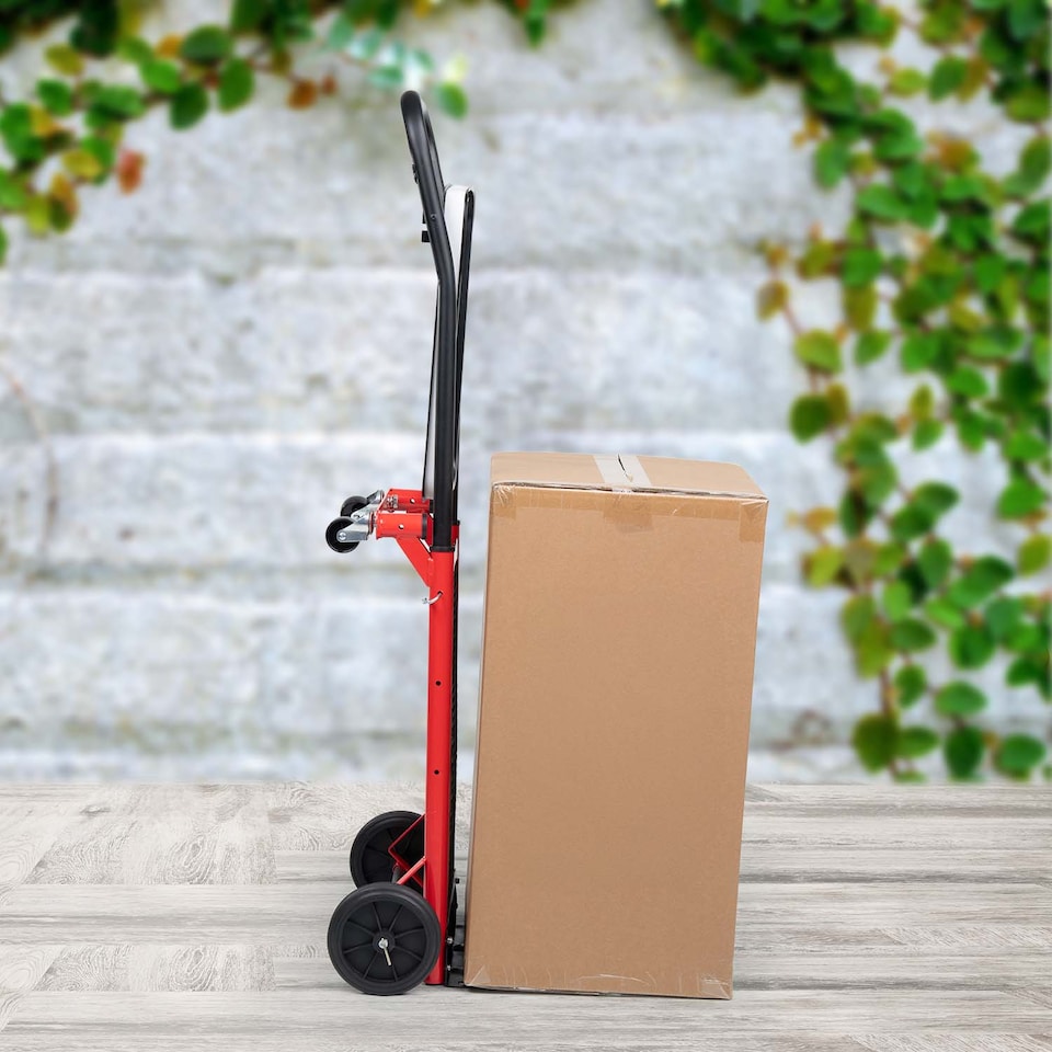 image 1 of Sack Truck Trolley Heavy Duty Multi Purpose Industrial Folding Hand Cart