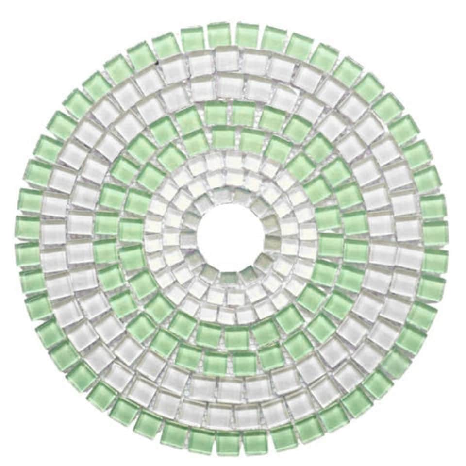 image 1 of Decorative Mosaic for Hydria Water Feature - Green