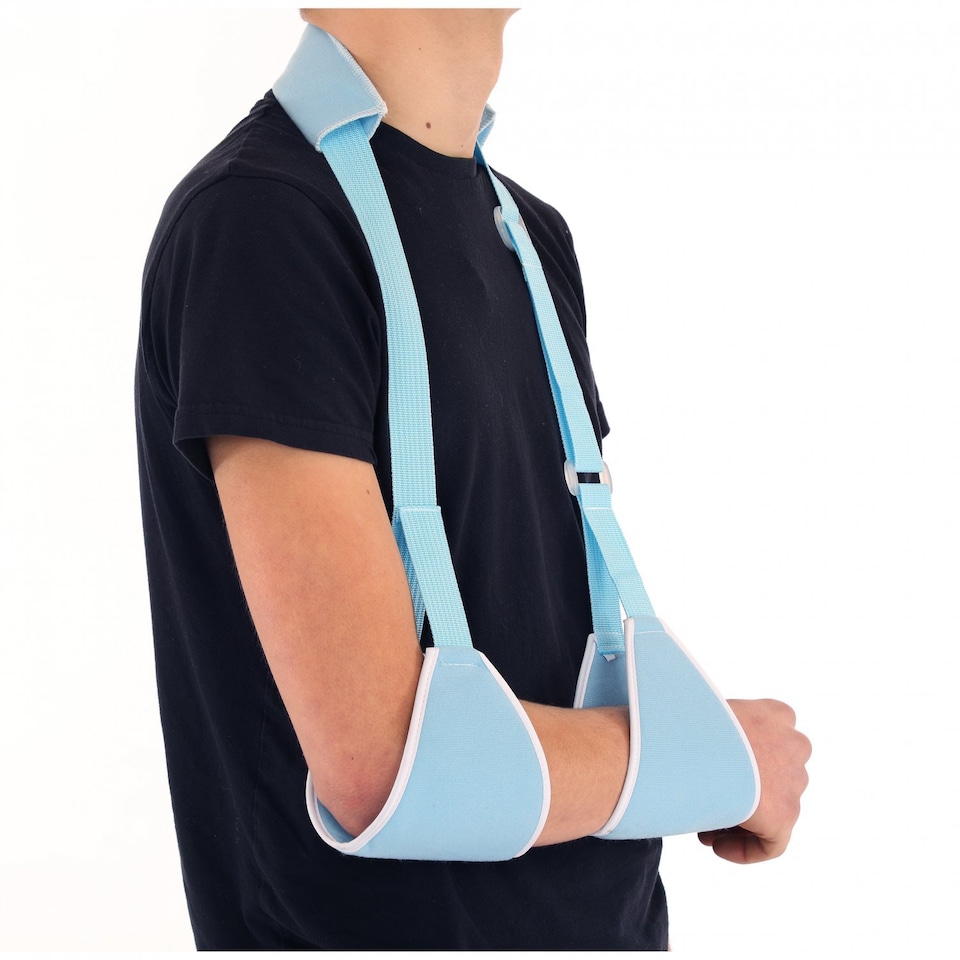 image 1 of Adjustable Arm Elbow Shoulder Stabiliser Sling Brace Support | Black