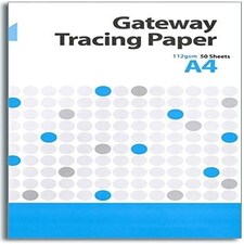 Gateway Natural Tracing Paper Pad A4 112gsm 50 Sheets
