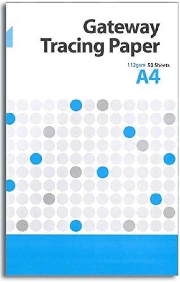 Gateway Natural Tracing Paper Pad A4 112gsm 50 Sheets