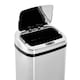 image 9 of HOMCOM 50L Infrared Touchless Automatic Motion Sensor Dustbin Stainless Steel Trash Can Home Office | Silver | 1