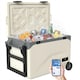 image 1 of Outsunny 42.5L Compressor Car Fridge Freezer, Camping Refrigerator | Brown | Green, Black | 72.6 x 42.2 x 50 cm