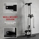 image 4 of SPORTNOW Wall Mount Cable Station with 15 Positions Adjustable Dual Pulleys