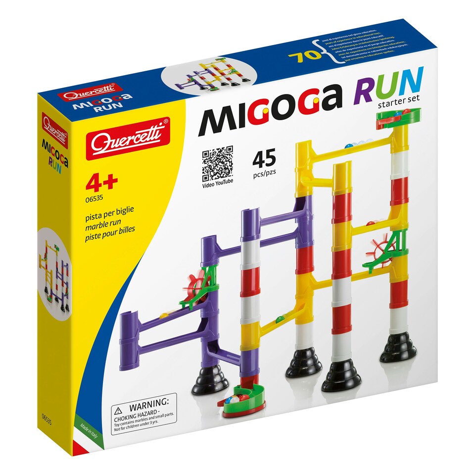 image 1 of Quercetti Migoga Marble Runs Starter Set