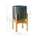 image 10 of Lisbon Pot & Stand Black