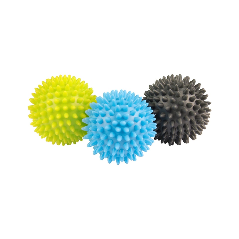image 1 of Fitness Mad Spikey Massage Balls - Set of 3
