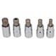 image 4 of 1/2" Drive Metric Hex Allen Male Torx Spline Triple Square Bit Sockets 15pc