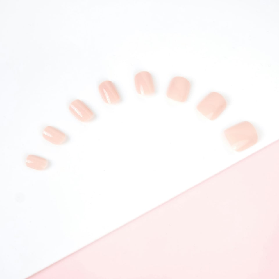 image 1 of Invogue Dusty Pink Square Nails - Pack of 24
