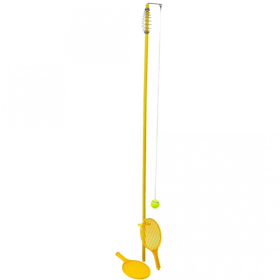 image 1 of Oypla 2 Player Garden Swing Tennis Ball & Bat Game Set