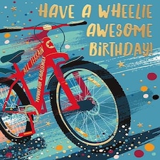 Words 'n' Wishes Traditional Open Birthday Card for a Male, Birthday Card for Male, Multi-Coloured 197 x 152 mm
