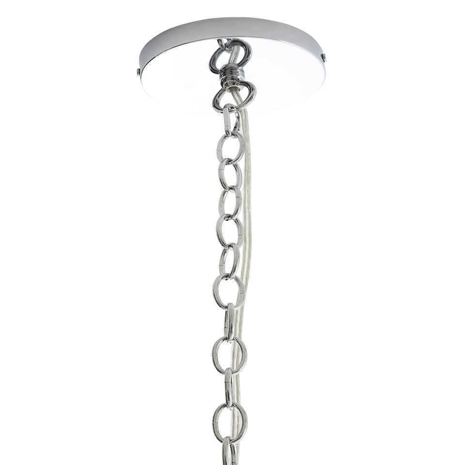 image 1 of Interiors by Premier Black and Silver Pendant Light