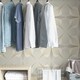 image 4 of NuWallpaper NUS3575 Inuition Peel & Stick Wallpaper, White & Gold Multi