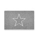 image 3 of Embossed Spaghetti Loofah Anti Slip Shower Mat - Star Grey | Square 60x60cm