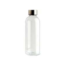 XD Collection Metallic Lid Leakproof Water Bottle - Transparent - One Size Clear | One Size