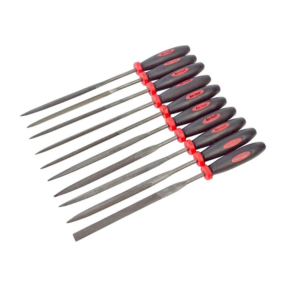 Amtech Needle File Set 10pk 140mm Multi One Colour One Size 1