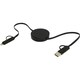 image 1 of Citala Recycled Plastic 5 in 1 Charging Cable - Solid Black - One Size (UTPF4661)