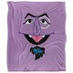 image 2 of Sesame Street Face The Count Blanket - Multicoloured - One Size